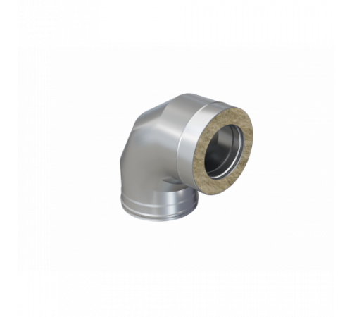 Сэндвич-колено Ferrum GS-Z 90° (430/0,5мм + оц.) Ф200х280