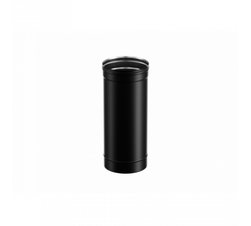 Дымоход Ferrum Blackside 0,5 м (430/0,8 мм / эмаль /600° черная) Ф150