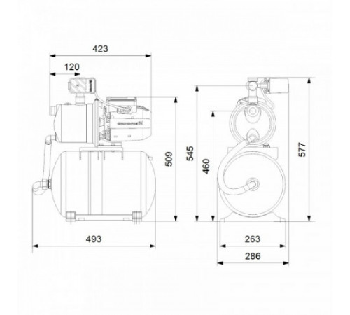 НАСОСНАЯ СТАНЦИЯ GRUNDFOS JP 5-48 PT-H (99463877)