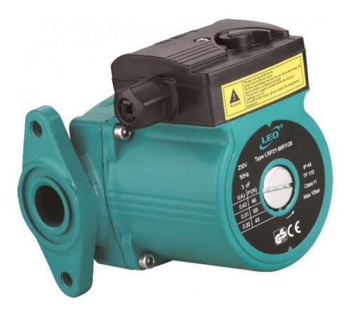 Насос циркуляционный с мокрым ротором, фланцевый LEO LRP 21-50F/120