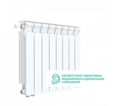 Радиатор RIFAR Monolit 500 х 8 сек НП лев (MVL) 50мм