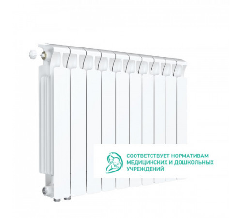 Радиатор RIFAR Monolit 500 х10 сек НП лев (MVL) 50мм