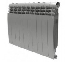 Радиатор биметаллический Royal Thermo BiLiner 500 10 секций, silver satin