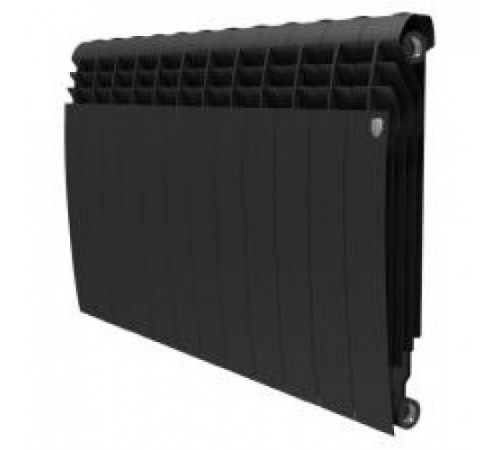 Радиатор биметаллический Royal Thermo BiLiner 500 12 секций, noir sable