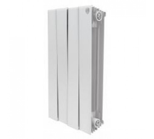 Радиатор биметаллический Royal Thermo Piano Forte 500 4 секции, bianco traffico