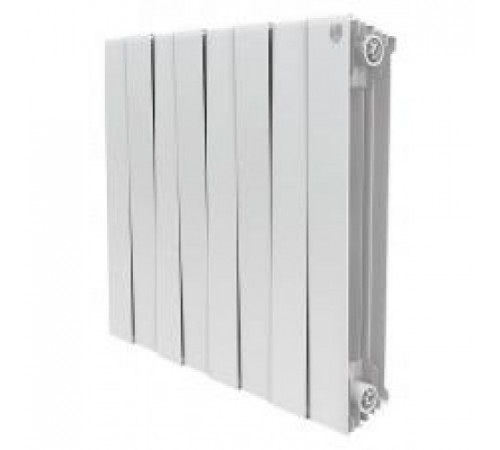 Радиатор биметаллический Royal Thermo Piano Forte 500 8 секций, bianco traffico