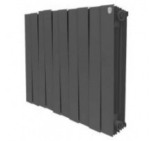 Радиатор биметаллический Royal Thermo Piano Forte 500 10 секций, noir sable