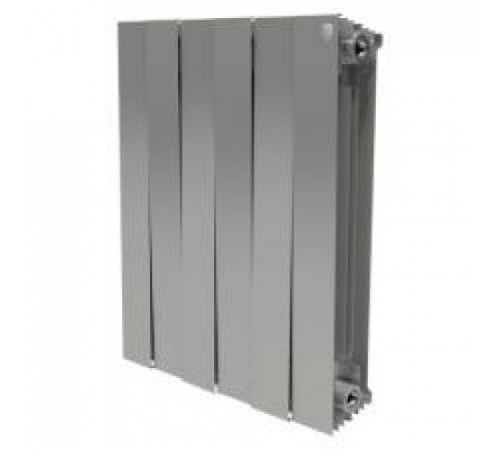 Радиатор биметаллический Royal Thermo Piano Forte 500 6 секций, silver satin