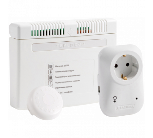 Теплоинформатор Teplocom GSM, контроль сети 220В, температуры, встроенная АКБ
