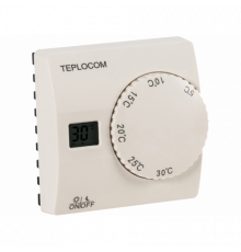 Термостат комнатный Teplocom TS-2AA/8A проводной, реле 250В, 8А