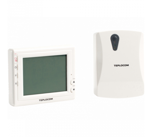 Термостат комнатный Teplocom TS-Prog-2АА/3А-RF, беспроводной, прогр, реле 250В, 3А