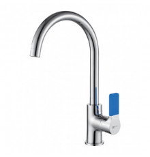 Смеситель для кухни LEMARK LM0605C Aura с поворотным изливом, хром