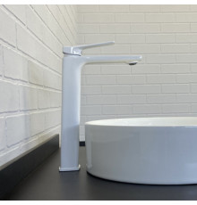 Смеситель для раковины Comforty FC071B-CKBT, картридж 35 мм, белый