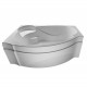 Ванна акриловая Eurolux ALEXSANDRIA 170х110L