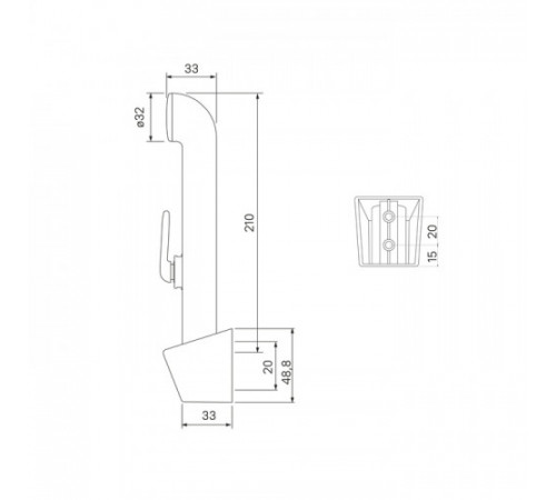 Комплект гигиенический душевой IDDIS Optima Home