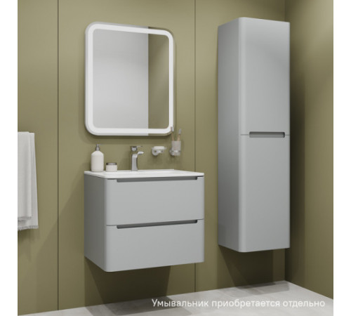 Тумба подвесная IDDIS Edifice EDI60L0i95, Светло-серый, 60 см