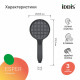 Лейка для душа IDDIS Esper ESP3FBRi18 круглая, черная матовая