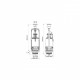 Арматура смывная IDDIS Optima Home F012400-0005, Белый, 1-ур, боковой подвод, тип А