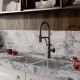 Смеситель для кухни IDDIS Grange GRABLFLi05, Черный матовый, с гибким изливом