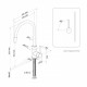 Смеситель для кухни IDDIS Kitchen 360 K36BLJ0i05, Черный матовый
