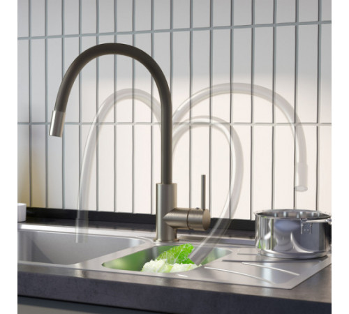 Смеситель для кухни IDDIS Kitchen 360 K36BNJ0i05, Сатин