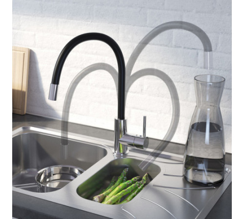 Смеситель для кухни IDDIS Kitchen 360 K36SBJBi05, Глянцевый хром