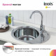 Мойка кухонная IDDIS Suno SUN60PDi77, нерж. сталь, полир., 600*470