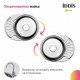 Мойка кухонная IDDIS Suno SUN60PDi77, нерж. сталь, полир., 600*470