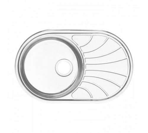 Мойка кухонная IDDIS Suno SUN77SDi77, нерж. сталь, шелк, 770*480