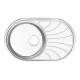 Мойка кухонная IDDIS Suno SUN77SDi77, нерж. сталь, шелк, 770*480