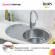Мойка кухонная IDDIS Suno SUN77SDi77, нерж. сталь, шелк, 770*480