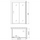 Душевой уголок Gemy Victoria S30191HM-A70M