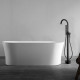 Смеситель ABBER Wasser Kreis AF8116B напольный, черный матовый
