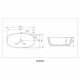 Раковина накладная ABBER Rechteck AC2206 белая