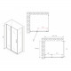 Душевой уголок ABBER Sonnenstrand AG04110S-S80