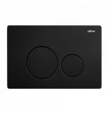 Кнопка смыва ABBER AC0121MB черная матовая