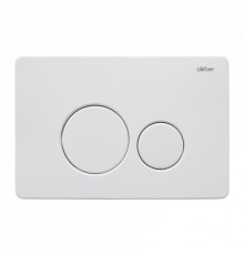 Кнопка смыва ABBER AC0121MW белая матовая