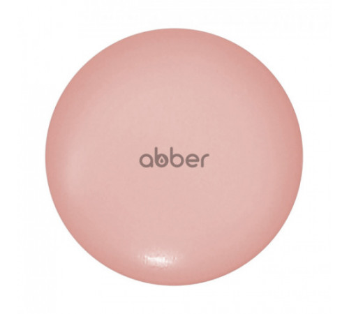 Накладка на слив для раковины ABBER AC0014MP розовая матовая, керамика