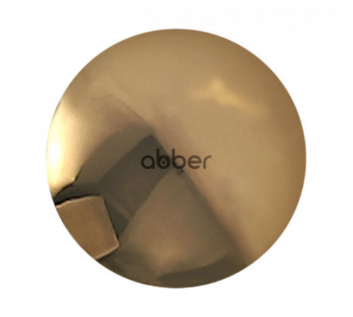 Накладка на слив для раковины ABBER AC0014GG золото, керамика