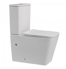 Унитаз ABBER Rechteck AC1210 компакт белый, безободковый