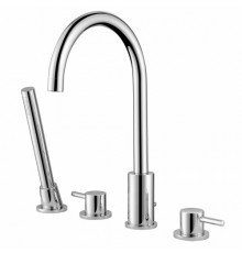 Смеситель ABBER Wasser Kreis AF8113 на борт ванны, хром