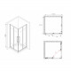 Душевой уголок ABBER Schwarzer Diamant AG02080BDTH