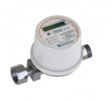 Счетчик газа Гранд 2,4 (D15, 1/2) 128мм, г/ш, малый корпус