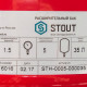 Расширительный бак для отопления Stout 35л с диафрагмой (боковое подключение)